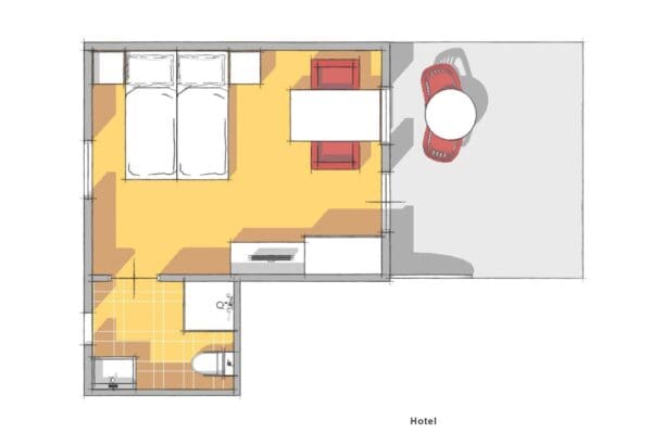 2-Persoons Hotelkamer in Assen Drenthe - Afbeelding 6