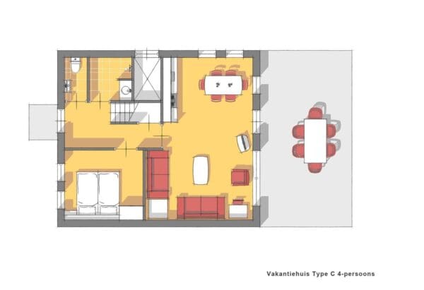 4-Persoons Vakantiehuis (C4) in Assen Drenthe - Afbeelding 10