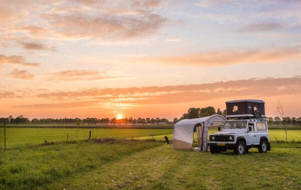 Kamperen vlakbij natuurgebied de Kampina en Kasteel Nemelaer. Boxtel