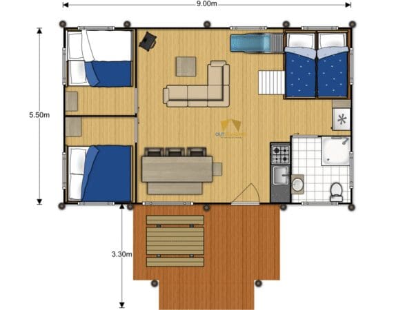 Stuuflodge in Rheeze Overijssel - Afbeelding 11