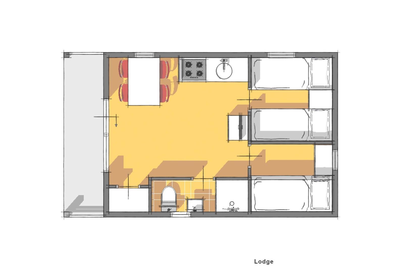 4-Persoons Lodge in Assen Drenthe - Afbeelding 8