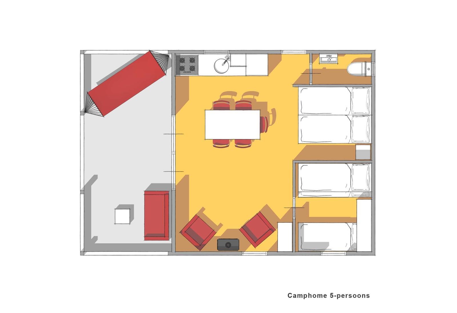 5-persoons Camphome in Assen Drenthe - Afbeelding 10