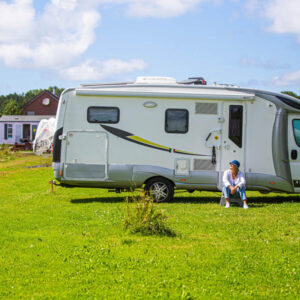 Campspace vlakbij het strand. Noordwijkerhout