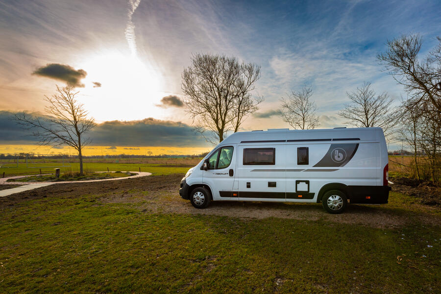 In de buurt van het strand en van Middelburg