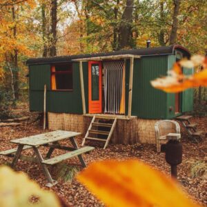Kampeerplekje in het Bos. Hulshorst