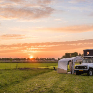 Kamperen vlakbij natuurgebied de Kampina en Kasteel Nemelaer. Boxtel
