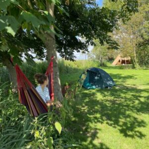 Kleinschalige camping aan het water in IJlst