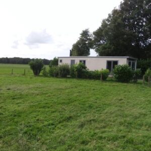 Landelijk plekje met zonsopgang. Katlijk