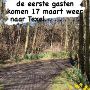 Natuur camper/kampeerplaats Texel. De Koog