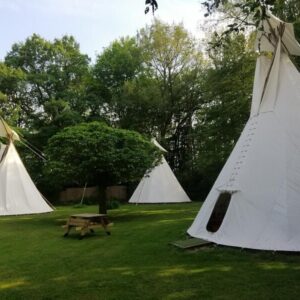 Onthaasten in een tipi. Hengelo