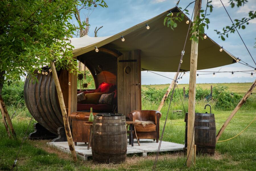 Genieten in onze luxe tipi's of pipowagen - Gelderland. Zennewijnen