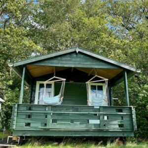 Hutje aan rand van Nationaal Park het Drents-Friese Wold. Appelscha