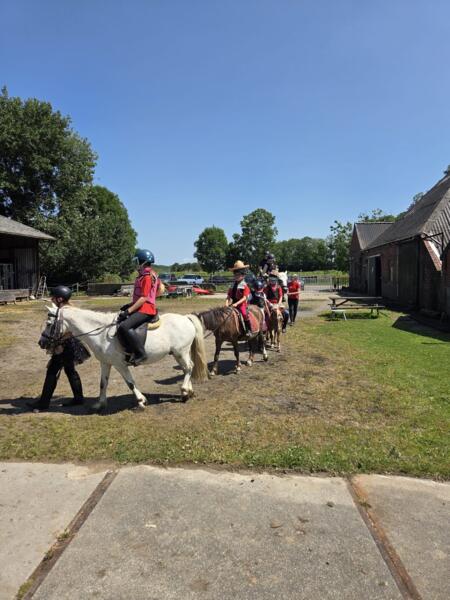 Campspace aan het Reitdiep op de manege in Garnwerd