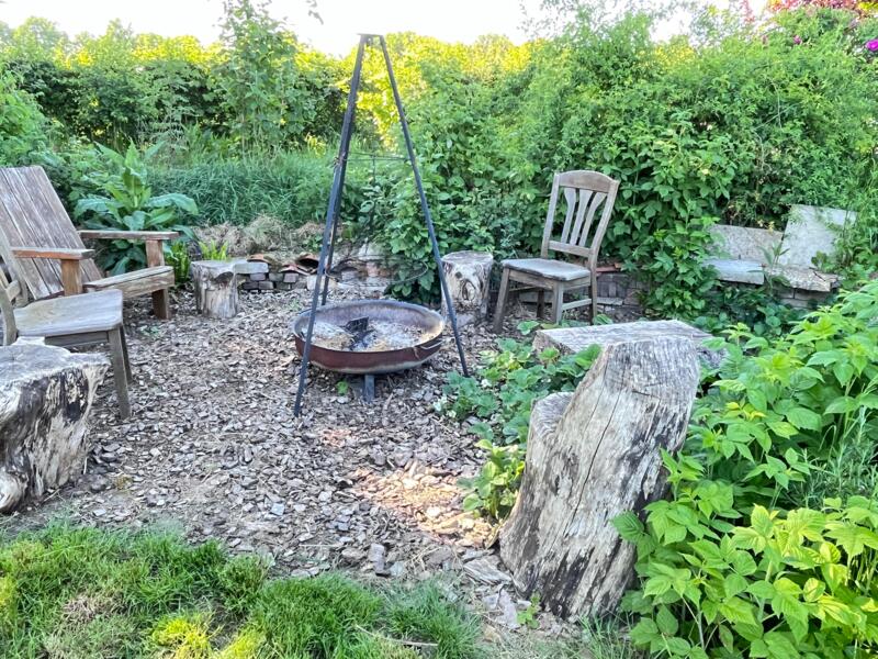 Glamping in een inheemse tuin